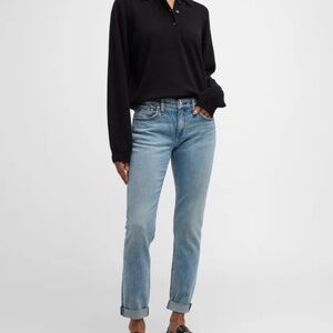 rag & bone Dre Low-Rise Slim Boyfriend Jeans, Size 27